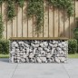 vidaXL Panca da Giardino Design Gabbione 103x31,5x42cm Pino Impregnato vidaXL Panca da Giardino Design Gabbione 103x31,5x42cm Pino Impregnato