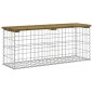 vidaXL Panca da Giardino Design Gabbione 103x31,5x42cm Pino Impregnato vidaXL Panca da Giardino Design Gabbione 103x31,5x42cm Pino Impregnato