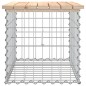 vidaXL Panca Giardino Design Gabbione 63x44x42 cm Legno Massello Pino vidaXL Panca Giardino Design Gabbione 63x44x42 cm Legno Massello Pino
