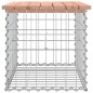 vidaXL Panca da Giardino Design Gabbione 63x44x42 cm Massello Douglas vidaXL Panca da Giardino Design Gabbione 63x44x42 cm Massello Douglas