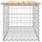 vidaXL Panca Giardino Design Gabbione 83x44x42 cm Legno Massello Pino vidaXL Panca Giardino Design Gabbione 83x44x42 cm Legno Massello Pino