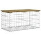 vidaXL Panca da Giardino Design Gabbione 83x44x42 cm Pino Impregnato vidaXL Panca da Giardino Design Gabbione 83x44x42 cm Pino Impregnato