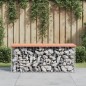 vidaXL Panca da Giardino Design Gabbione 103x44x42 cm Massello Douglas vidaXL Panca da Giardino Design Gabbione 103x44x42 cm Massello Douglas