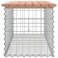 vidaXL Panca da Giardino Design Gabbione 103x44x42 cm Massello Douglas vidaXL Panca da Giardino Design Gabbione 103x44x42 cm Massello Douglas