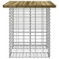 vidaXL Panca da Giardino Design Gabbione 100x70x72 cm Pino Impregnato vidaXL Panca da Giardino Design Gabbione 100x70x72 cm Pino Impregnato