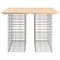 vidaXL Panca Giardino Design Gabbione 100x102x72cm Legno Massello Pino
