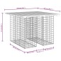 vidaXL Panca Giardino Design Gabbione 100x102x72cm Legno Massello Pino
