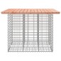 vidaXL Panca da Giardino Design Gabbione 100x102x72cm Massello Douglas vidaXL Panca da Giardino Design Gabbione 100x102x72cm Massello Douglas