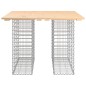 vidaXL Panca Giardino Design Gabbione 100x102x72cm Legno Massello Pino vidaXL Panca Giardino Design Gabbione 100x102x72cm Legno Massello Pino
