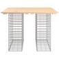 vidaXL Panca Giardino Design Gabbione 100x102x72cm Legno Massello Pino vidaXL Panca Giardino Design Gabbione 100x102x72cm Legno Massello Pino