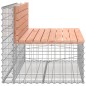 vidaXL Panca da Giardino Design Gabbione 103x70x65 cm Massello Douglas vidaXL Panca da Giardino Design Gabbione 103x70x65 cm Massello Douglas