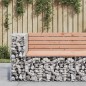 vidaXL Panca Giardino Design Gabbione 92x71x65,5 cm Massello Douglas vidaXL Panca Giardino Design Gabbione 92x71x65,5 cm Massello Douglas