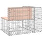 vidaXL Panca Giardino Design Gabbione 92x71x65,5 cm Massello Douglas vidaXL Panca Giardino Design Gabbione 92x71x65,5 cm Massello Douglas