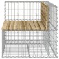 vidaXL Panca da Giardino Design Gabbione 92x71x65,5 cm Pino Impregnato vidaXL Panca da Giardino Design Gabbione 92x71x65,5 cm Pino Impregnato