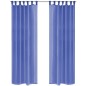 vidaXL Tende in Voile 2 pz 140x175 cm Blu Reale vidaXL Tende in Voile 2 pz 140x175 cm Blu Reale
