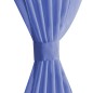 vidaXL Tende in Voile 2 pz 140x175 cm Blu Reale vidaXL Tende in Voile 2 pz 140x175 cm Blu Reale