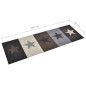 vidaXL Tappetino da Cucina Lavabile Stelle 60x300 cm vidaXL Tappetino da Cucina Lavabile Stelle 60x300 cm