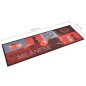vidaXL Tappetino da Cucina Lavabile Pomodori 45x150 cm