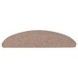 vidaXL Tappetini Autoadesivi per Scale 10pz Beige 65x22,5x3,5 cm