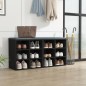 vidaXL Scarpiere 2 pz Nere 52,5x30x50 cm vidaXL Scarpiere 2 pz Nere 52,5x30x50 cm