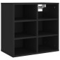 vidaXL Scarpiere 2 pz Nere 52,5x30x50 cm vidaXL Scarpiere 2 pz Nere 52,5x30x50 cm