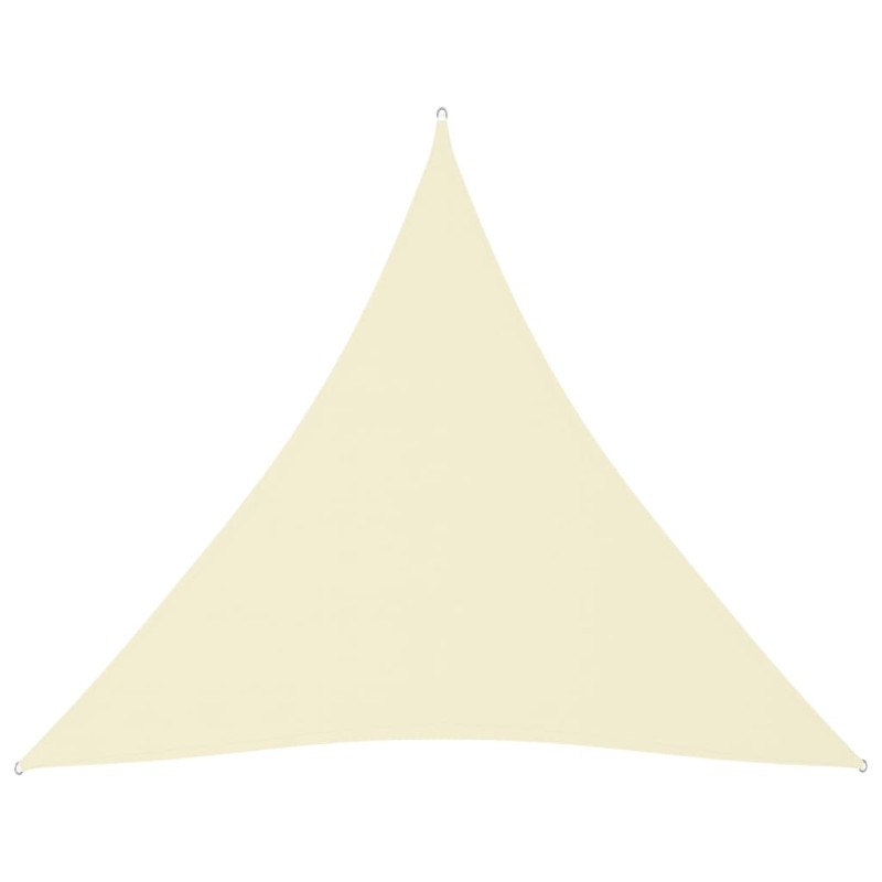 Parasole a Vela Oxford Triangolare 4x4x4 m Crema Parasole a Vela Oxford Triangolare 4x4x4 m Crema