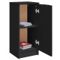 vidaXL Credenze 2 pz Nere 30x30x70 cm in Legno Multistrato vidaXL Credenze 2 pz Nere 30x30x70 cm in Legno Multistrato