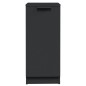 vidaXL Credenze 2 pz Nere 30x30x70 cm in Legno Multistrato vidaXL Credenze 2 pz Nere 30x30x70 cm in Legno Multistrato