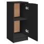 vidaXL Credenze 2 pz Nere 30x30x70 cm in Legno Multistrato vidaXL Credenze 2 pz Nere 30x30x70 cm in Legno Multistrato