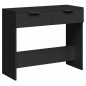vidaXL Tavolino Consolle Nero 90x36x75 cm in Legno Multistrato vidaXL Tavolino Consolle Nero 90x36x75 cm in Legno Multistrato
