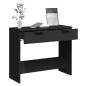 vidaXL Tavolino Consolle Nero 90x36x75 cm in Legno Multistrato vidaXL Tavolino Consolle Nero 90x36x75 cm in Legno Multistrato