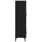 vidaXL Credenza Nera 70x31x115 cm in Legno Multistrato vidaXL Credenza Nera 70x31x115 cm in Legno Multistrato