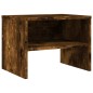 vidaXL Comodini Rovere Fumo 2 pz 40x30x30 cm Legno Multistrato