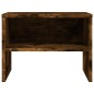 vidaXL Comodini Rovere Fumo 2 pz 40x30x30 cm Legno Multistrato