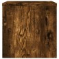 vidaXL Comodini Rovere Fumo 2 pz 40x30x30 cm Legno Multistrato