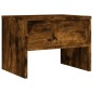 vidaXL Comodini Rovere Fumo 2 pz 40x30x30 cm Legno Multistrato