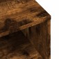 vidaXL Comodini Rovere Fumo 2 pz 40x30x30 cm Legno Multistrato