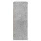 vidaXL Credenza Grigio Cemento 91x28x75 cm in Legno Multistrato vidaXL Credenza Grigio Cemento 91x28x75 cm in Legno Multistrato