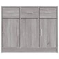 vidaXL Credenza Grigio Sonoma 91x28x75 cm in Legno Multistrato vidaXL Credenza Grigio Sonoma 91x28x75 cm in Legno Multistrato
