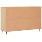 vidaXL Credenza Rovere Sonoma 104x35x70 cm in Legno Multistrato vidaXL Credenza Rovere Sonoma 104x35x70 cm in Legno Multistrato