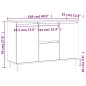 vidaXL Credenza Rovere Marrone 104x35x70 cm in Legno Multistrato vidaXL Credenza Rovere Marrone 104x35x70 cm in Legno Multistrato