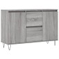 vidaXL Credenza Grigio Sonoma 104x35x70 cm in Legno Multistrato vidaXL Credenza Grigio Sonoma 104x35x70 cm in Legno Multistrato