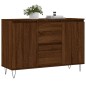 vidaXL Credenza Rovere Marrone 104x35x70 cm in Legno Multistrato vidaXL Credenza Rovere Marrone 104x35x70 cm in Legno Multistrato