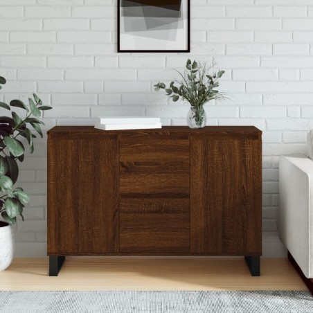vidaXL Credenza Rovere Marrone 104x35x70 cm in Legno Multistrato