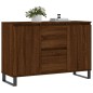vidaXL Credenza Rovere Marrone 104x35x70 cm in Legno Multistrato vidaXL Credenza Rovere Marrone 104x35x70 cm in Legno Multistrato