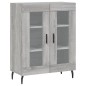 vidaXL Credenza Grigio Sonoma 69,5x34x90 cm in Legno Multistrato vidaXL Credenza Grigio Sonoma 69,5x34x90 cm in Legno Multistrato
