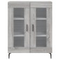 vidaXL Credenza Grigio Sonoma 69,5x34x90 cm in Legno Multistrato vidaXL Credenza Grigio Sonoma 69,5x34x90 cm in Legno Multistrato