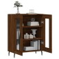 vidaXL Credenza Rovere Marrone 69,5x34x90 cm in Legno Multistrato vidaXL Credenza Rovere Marrone 69,5x34x90 cm in Legno Multistrato
