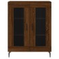 vidaXL Credenza Rovere Marrone 69,5x34x90 cm in Legno Multistrato vidaXL Credenza Rovere Marrone 69,5x34x90 cm in Legno Multistrato