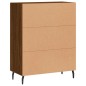 vidaXL Credenza Rovere Marrone 69,5x34x90 cm in Legno Multistrato vidaXL Credenza Rovere Marrone 69,5x34x90 cm in Legno Multistrato